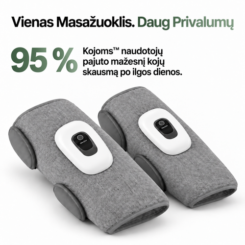 Kojoms™ Elektrinis Blauzdų Masažuoklis Skaudančioms Kojoms