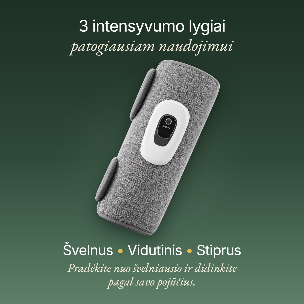 Kojoms™ Elektrinis Blauzdų Masažuoklis Skaudančioms Kojoms